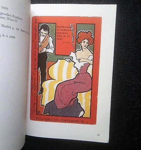19世紀 愛とロマンス 古典ユーモア エロティック ポストカード80点 西洋 絵葉書 洋書 Potztausend, die Liebe 80 alte Postkarten.の画像2