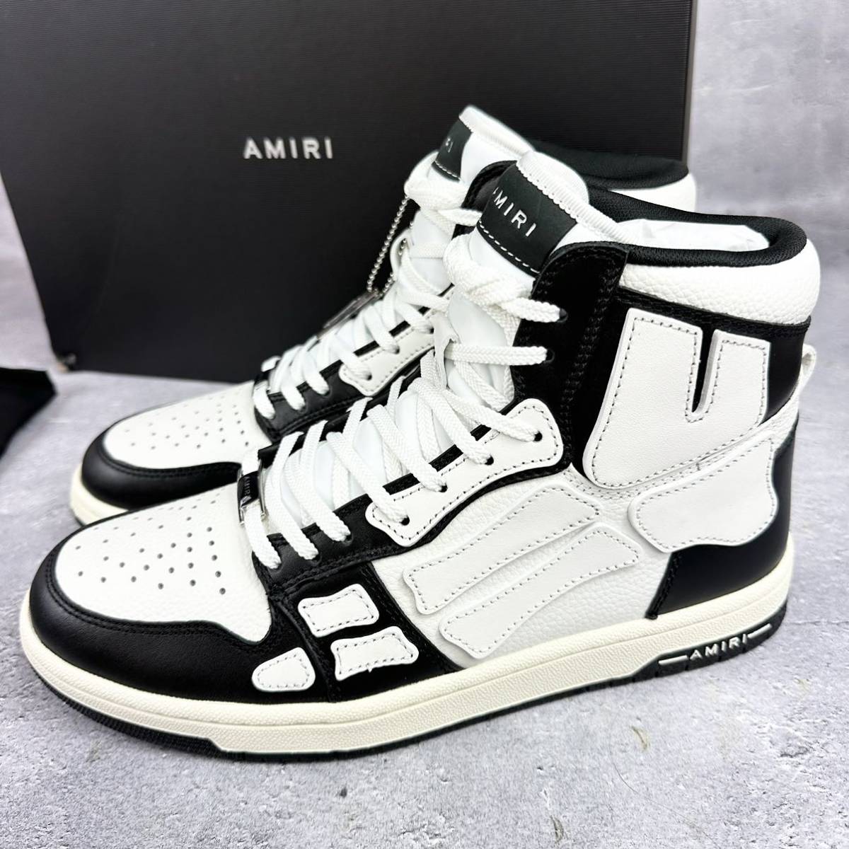 新品100%本物 AMIRI SKEL TOP HI スニーカー アミリ 43 | alfasaac.com