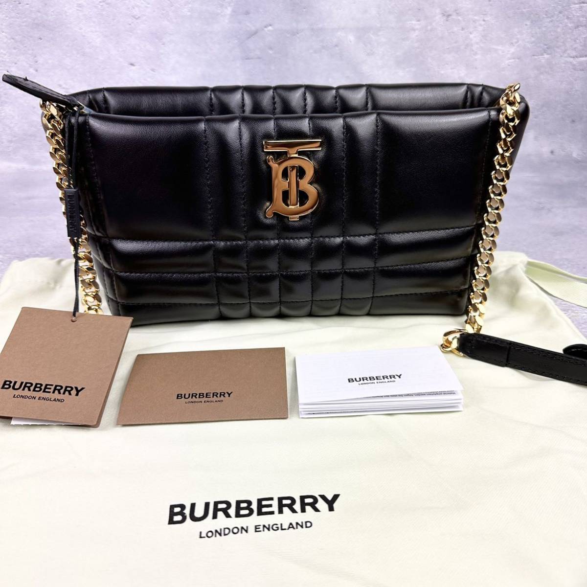 新品 100%本物 Burberry ローラ ショルダーバッグ バーバリー_画像1