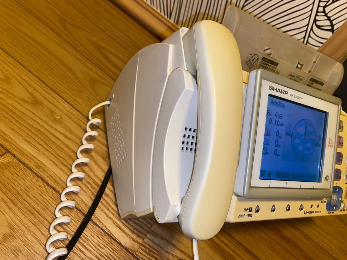 シャープ 電話機付きファックスFAX UX-Y301CW|Yahoo!フリマ(旧 シャープ 電話機付きファックスFAX UX-Y301CW|Yahoo!フリマ(旧