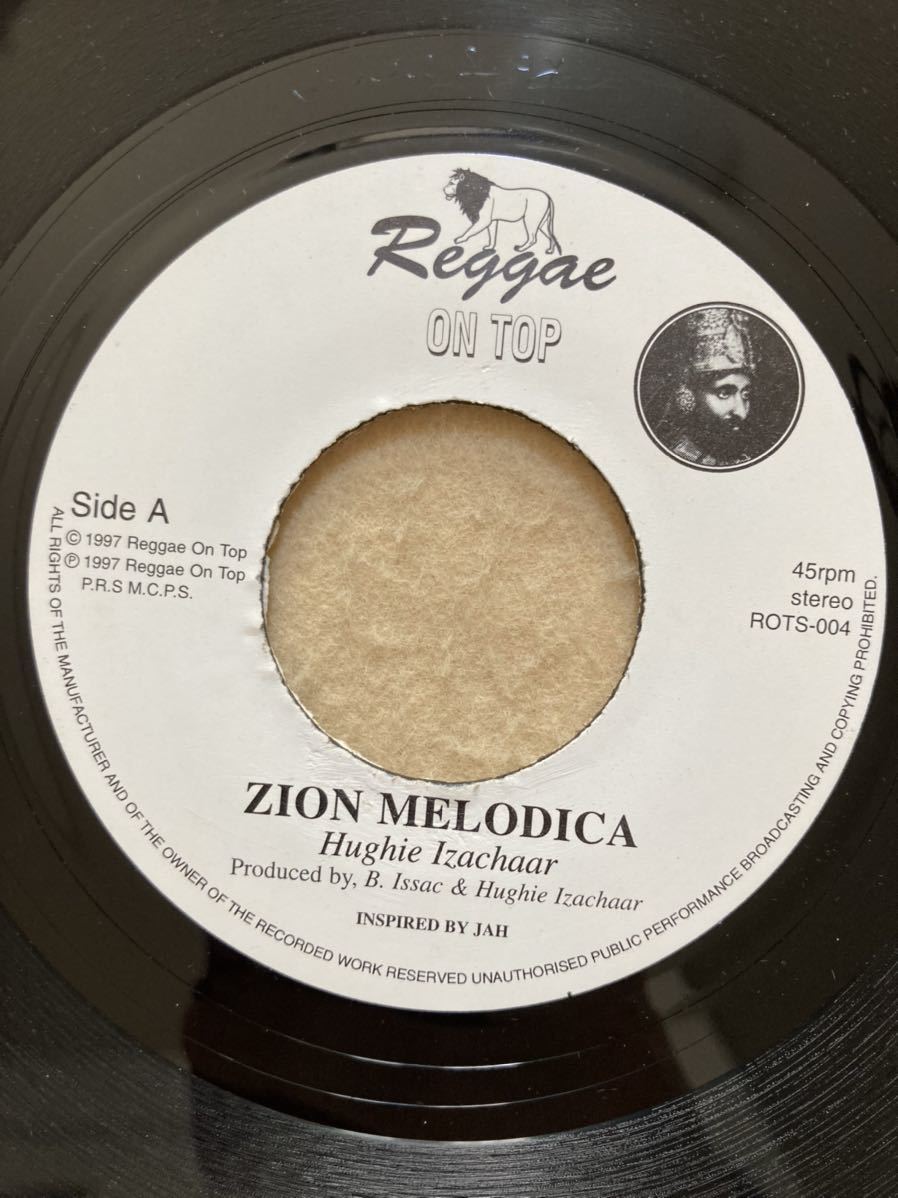 d2☆輸入盤 7インチ レコード ZION MELODICA / MELODICA DUB Hughie Izachaar☆の画像2