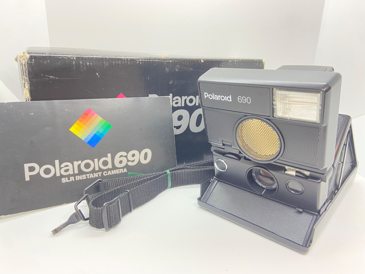 競売 ☆現状品☆polaroid ポラロイド #2176 箱付き フィルムカメラ 690