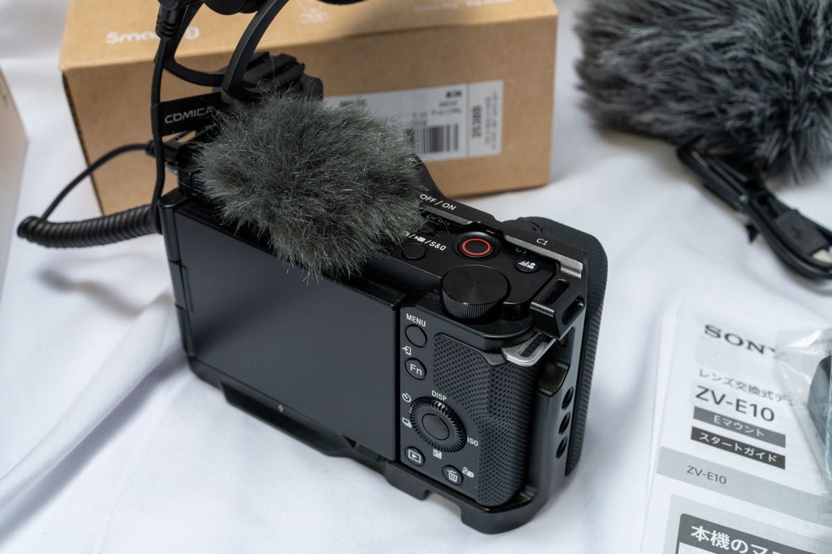 SONY ZV-E10 smallrig グリップ　マイク付き