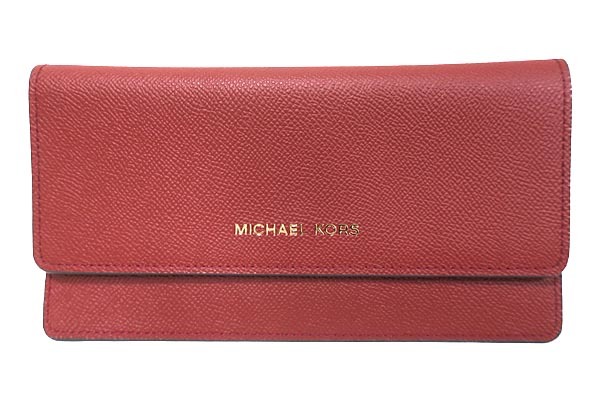 【中古】【美品】MICHAEL KORS マイケルコース　小物 　財布 　ロングウォレット レザー 美品_画像1