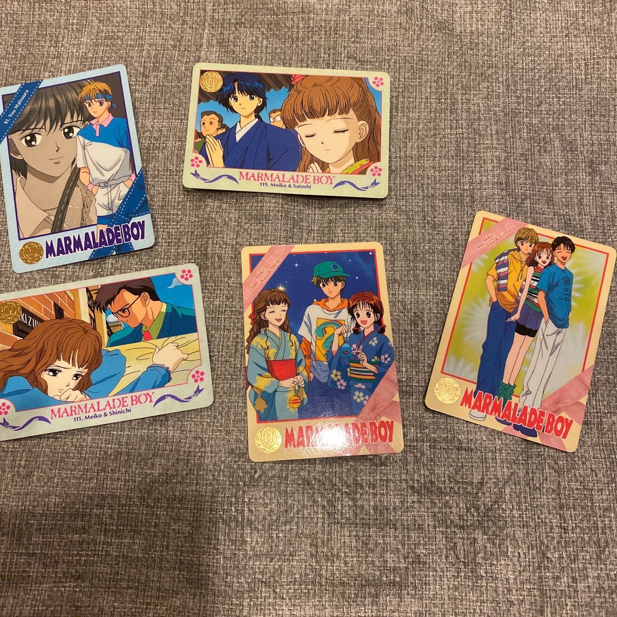 ママレードボーイ カード アニメ 昭和レトロ 5枚 | www.fraynacho.com