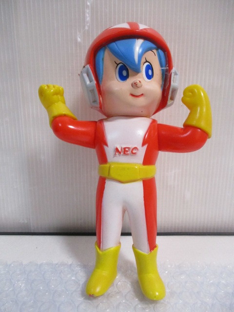 ∝ 27　ソフビ　当時物 つくば万博 NEC C&C ココちゃん エキスポ '85 EXPO 日本電気 玩具 人形 フィギュア キャラクター 1985年 希少 レア