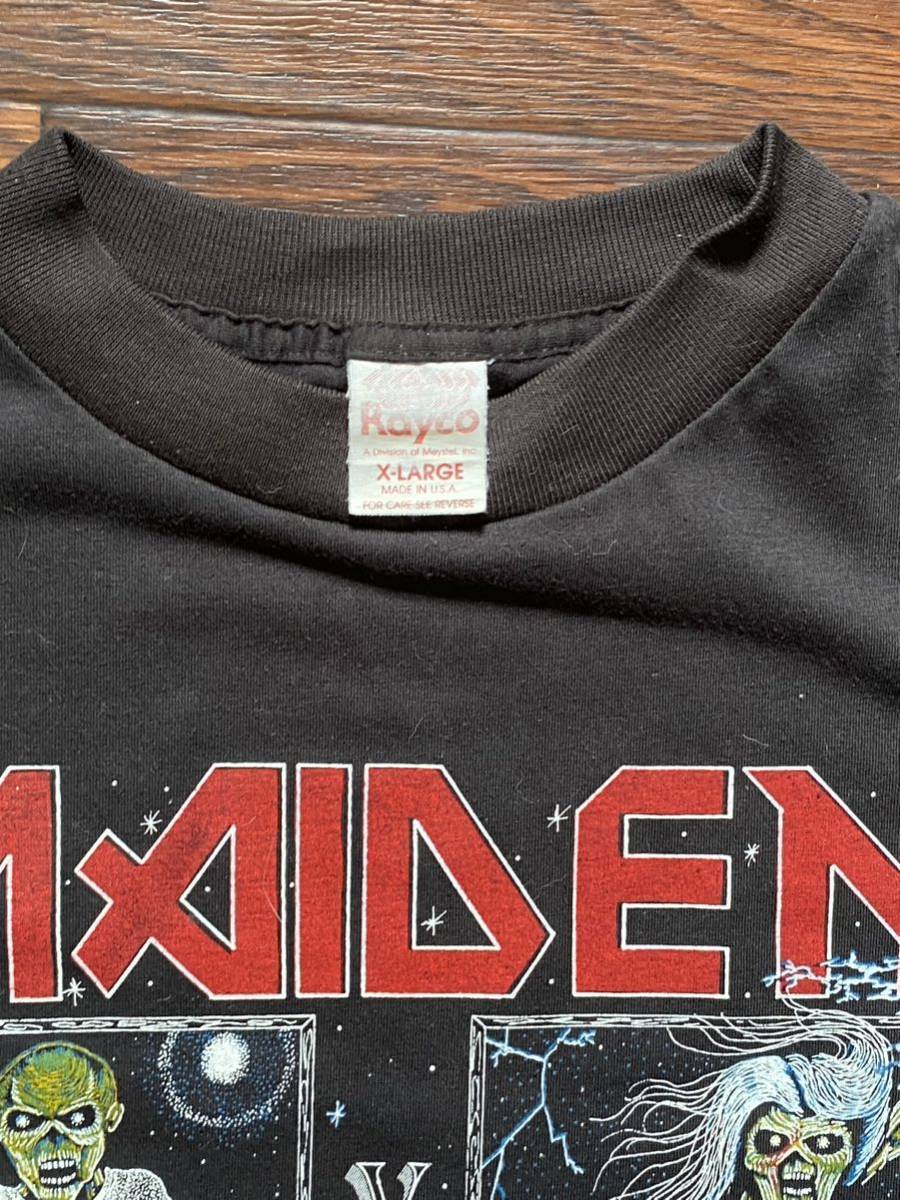 80s/IRON MAIDEN Tシャツ/nirvana/METALLICA/megadeth/アイアンメイデン/pantera/ソニックユース/pushead/anthrax/PEARL JAM_画像5