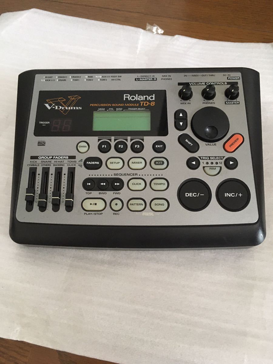Roland V-Drums 音源モジュール TD-8電子ドラム | www.navistar.ind.br