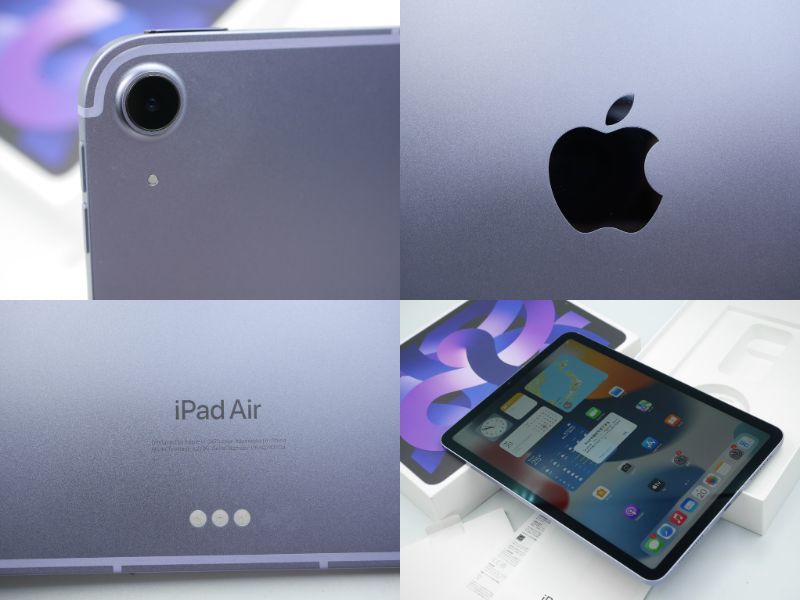 美品○iPad Air5 (第5世代)64GB パープル wifi+cellモデル○MME93J