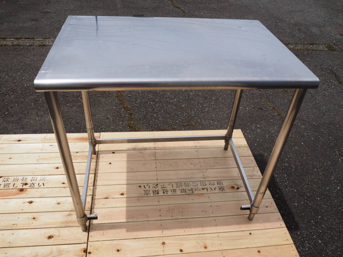メーカー直送】 ステンレス作業台 調理台 900×600×830 01 作業台