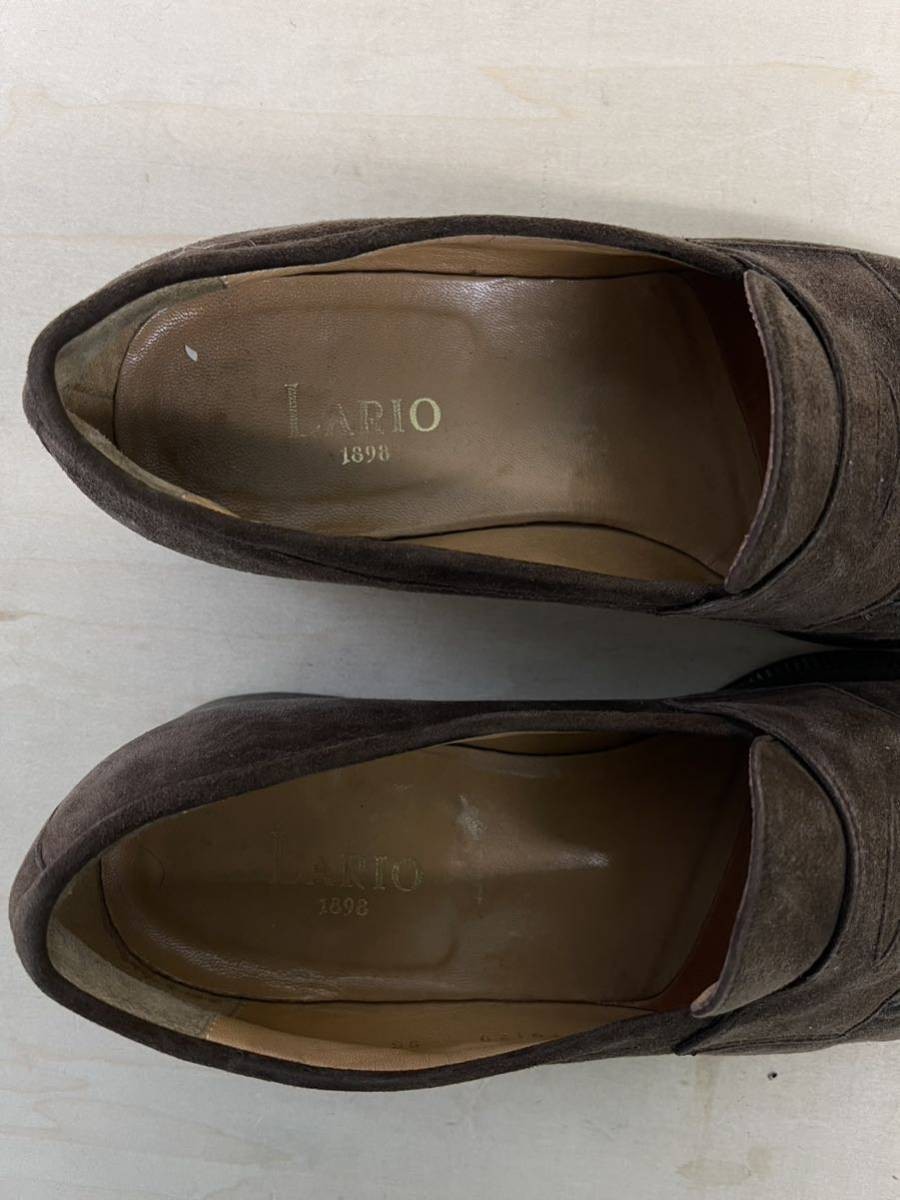 LARIO 1898 замша Loafer размер 8la rio Brown монета Loafer Италия itary кожа обувь кожа обувь поиск ) Paraboot 