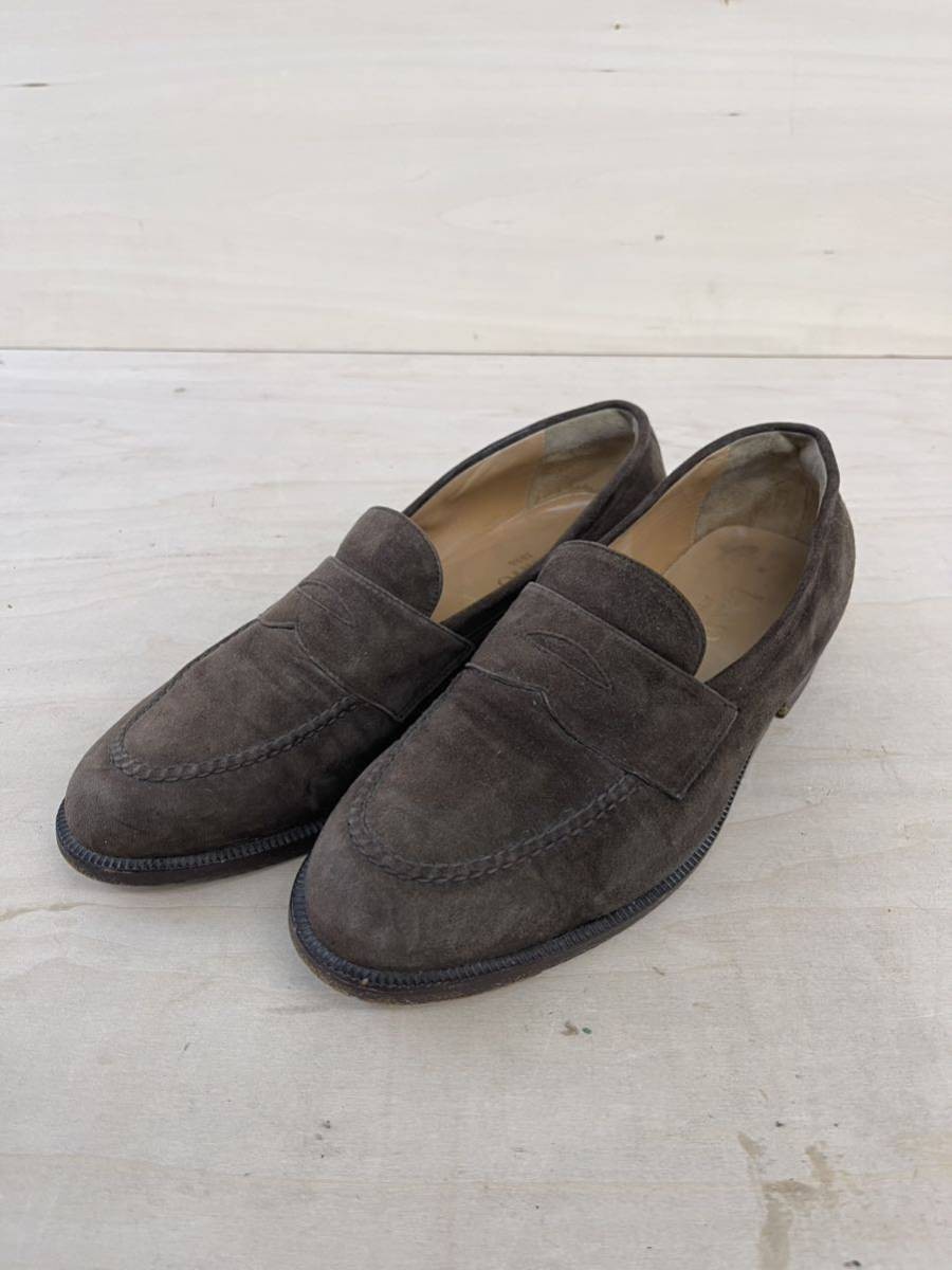 LARIO 1898 замша Loafer размер 8la rio Brown монета Loafer Италия itary кожа обувь кожа обувь поиск ) Paraboot 