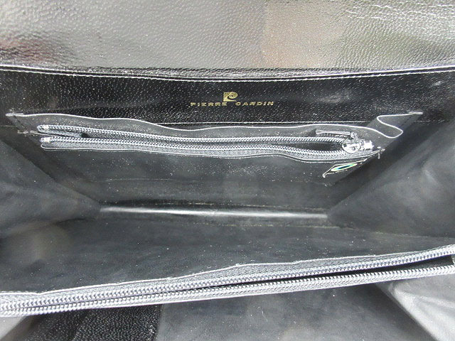 ★sz0808　Pierre Cardin　2WAYバッグ　ブラック　ピエールカルダン　ハンドバッグ　ショルダーバッグ　黒　鞄　カバン　レディース★_画像5