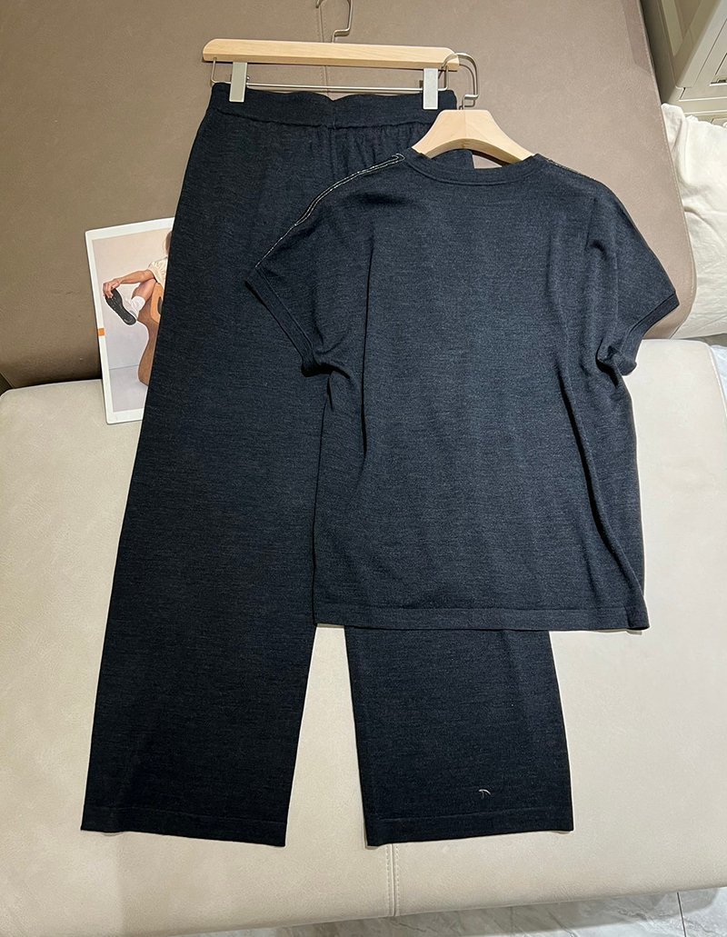 loropiana ロロピアーナ レディース 2点セット ニット 半袖 Tシャツ