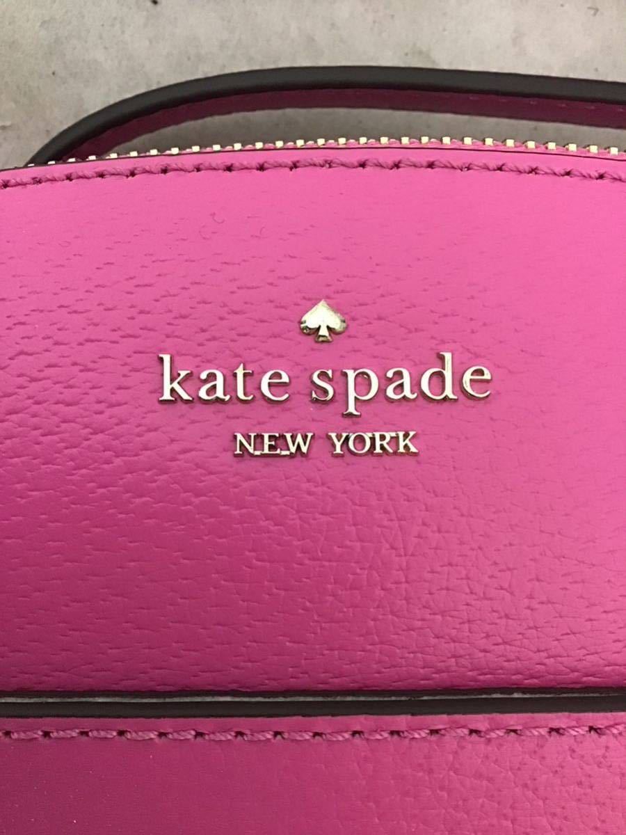 20230622【kate spade】ケイトスペード　ショルダーバッグ ピンク　J222 レザー_画像5
