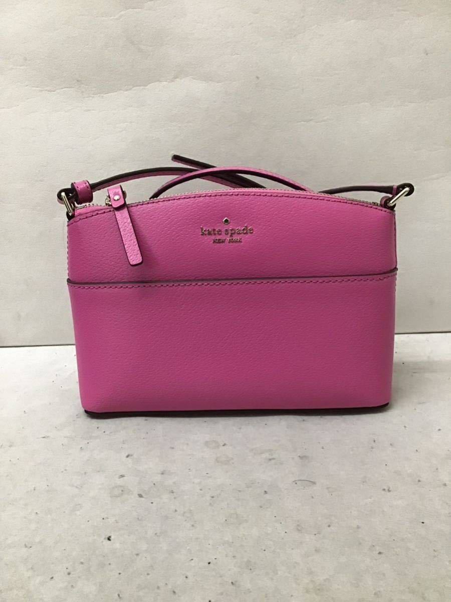 20230622【kate spade】ケイトスペード　ショルダーバッグ ピンク　J222 レザー_画像1