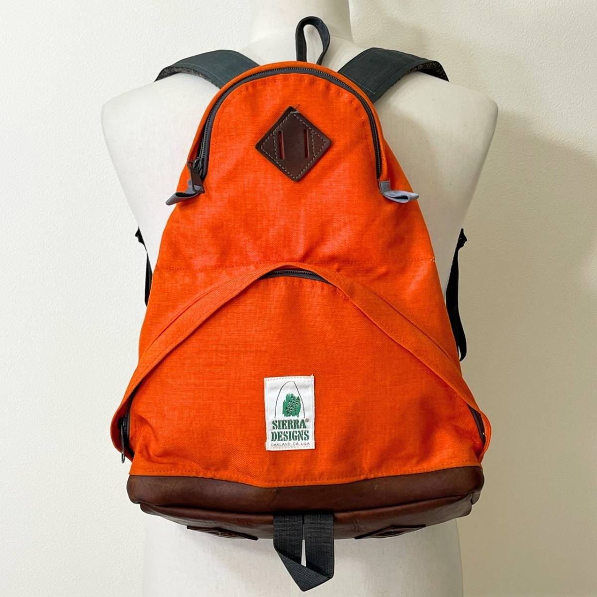  rare { Good Condition / DAYTRIPPER }70s 80s beautiful goods [ SIERRA DESIGNS sierra Vintage orange Date ripper Day Pack ]