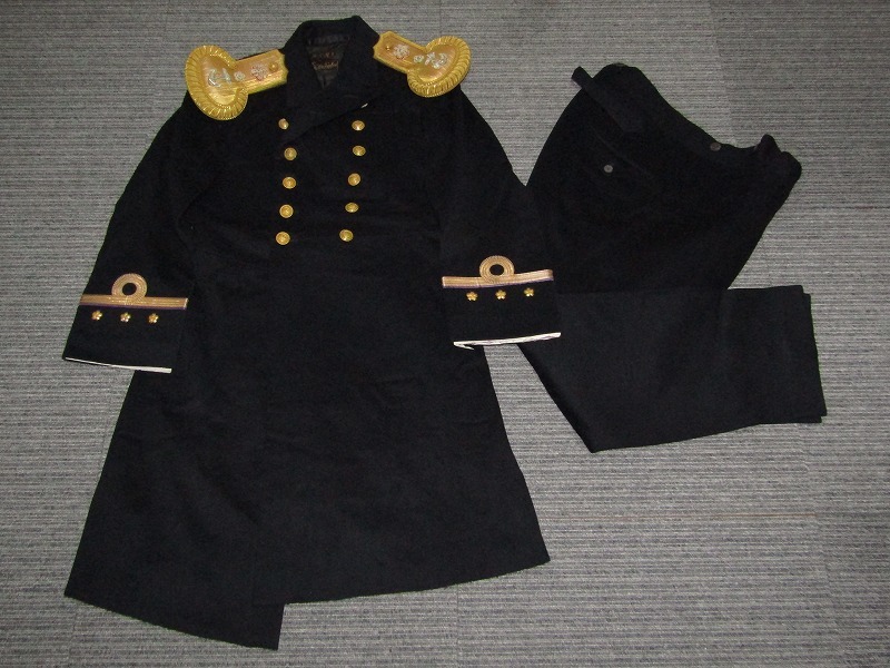 ff14-7448[GGH] 当時物軍服旧日本軍大日本帝国海軍礼服制服上下正肩章1