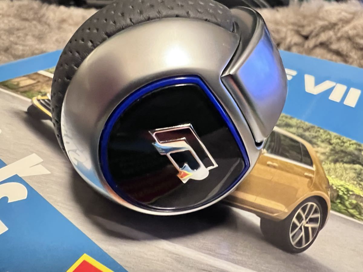 フォルクスワーゲン旧Rロゴ/ブルー DSGシフトノブ(Audi RSシフトノブ
