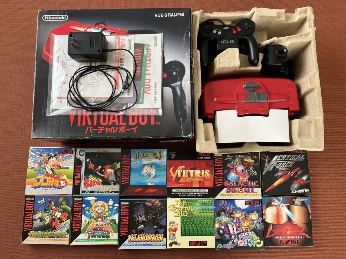 VIRTUAL BOY 本体　テトリス セット