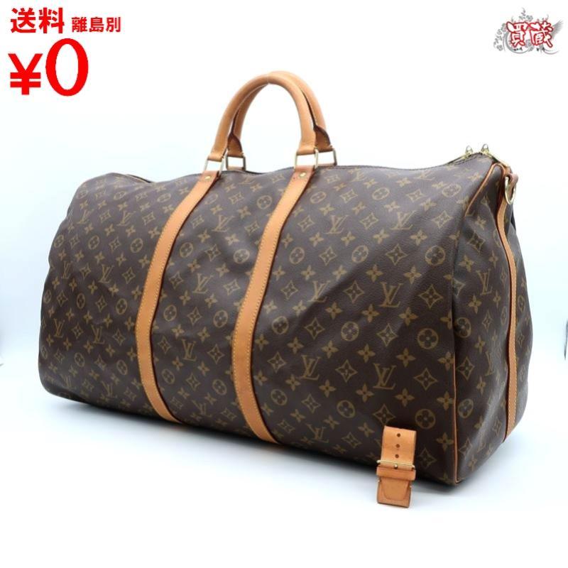 買蔵 LOUIS VUITTON ルイヴィトン キーポル60 バンドリエール M41412