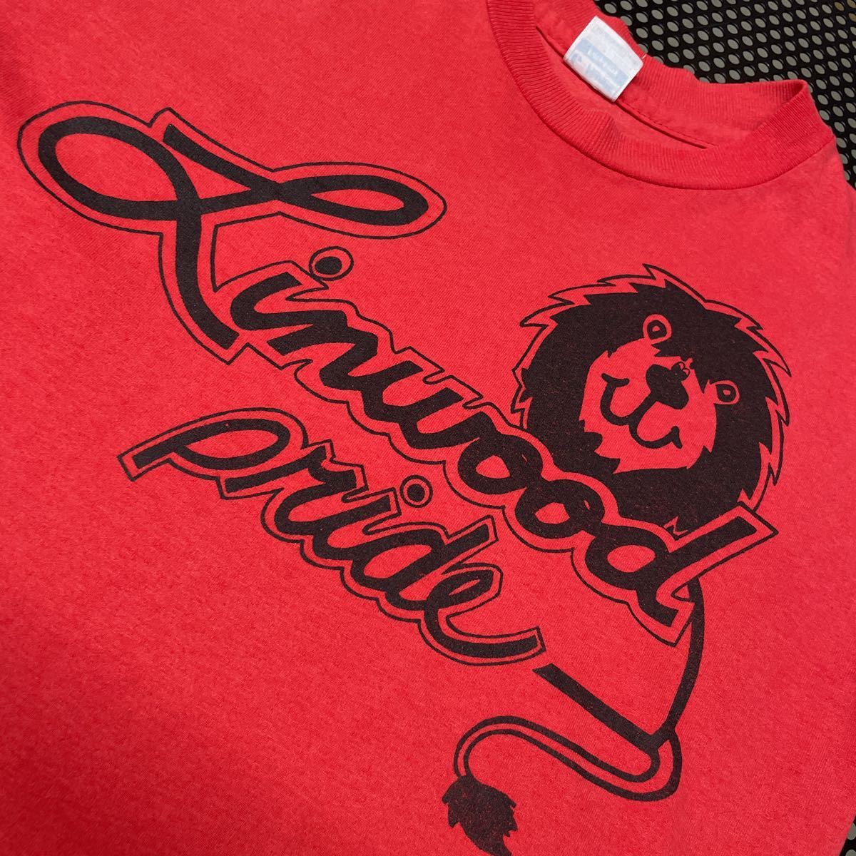 USA製70s 80s ヘインズ HANES 半袖 プリントTシャツ 色あせた赤 Lサイズ（14-16）ビンテージ vintage ヴィンテージ_画像8