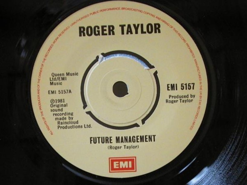 ７インチ★Roger TAYLOR★Future Management UK EMI オリジナル_画像3