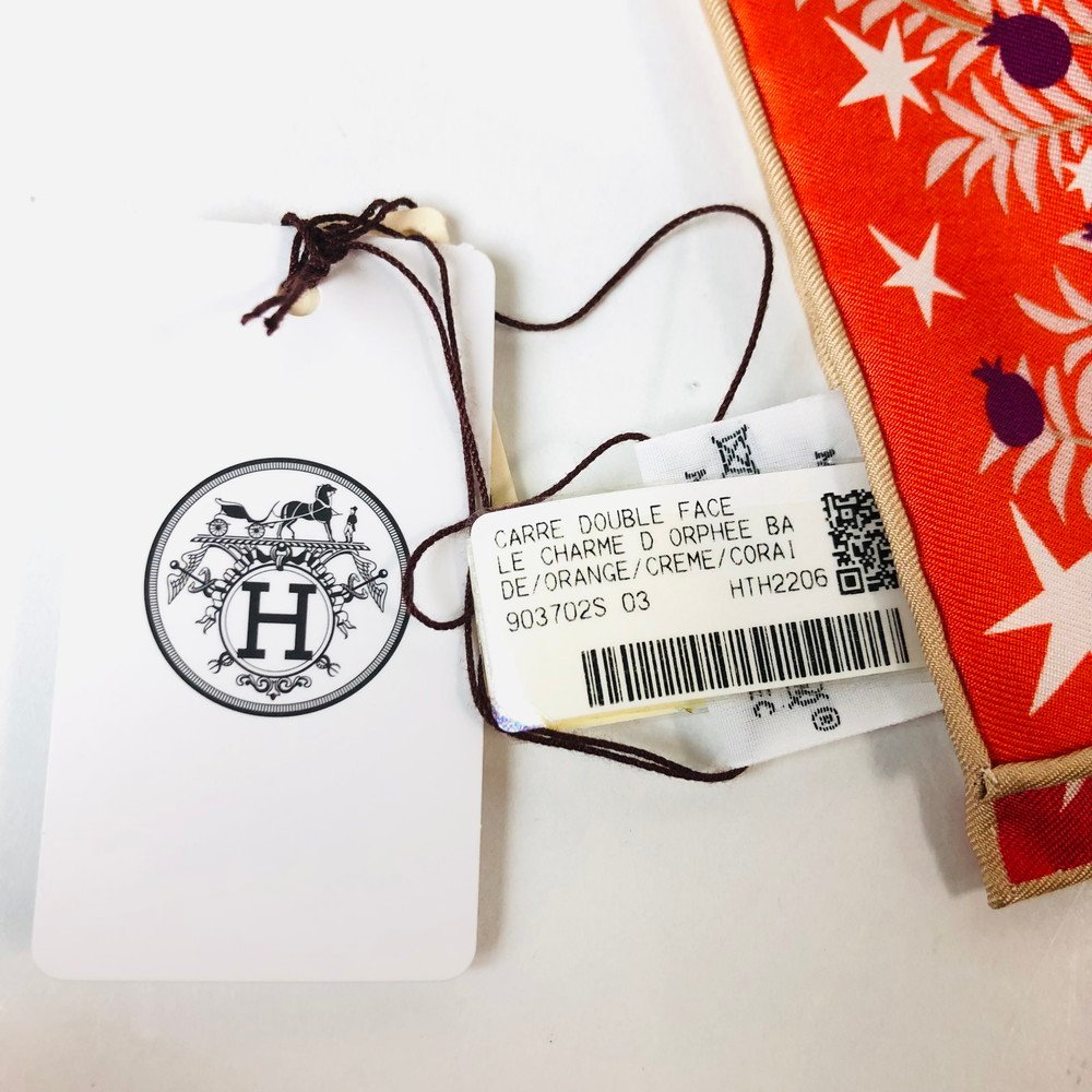 ICH【美品】 新品 HERMES エルメス カレ ダブルフェイス90