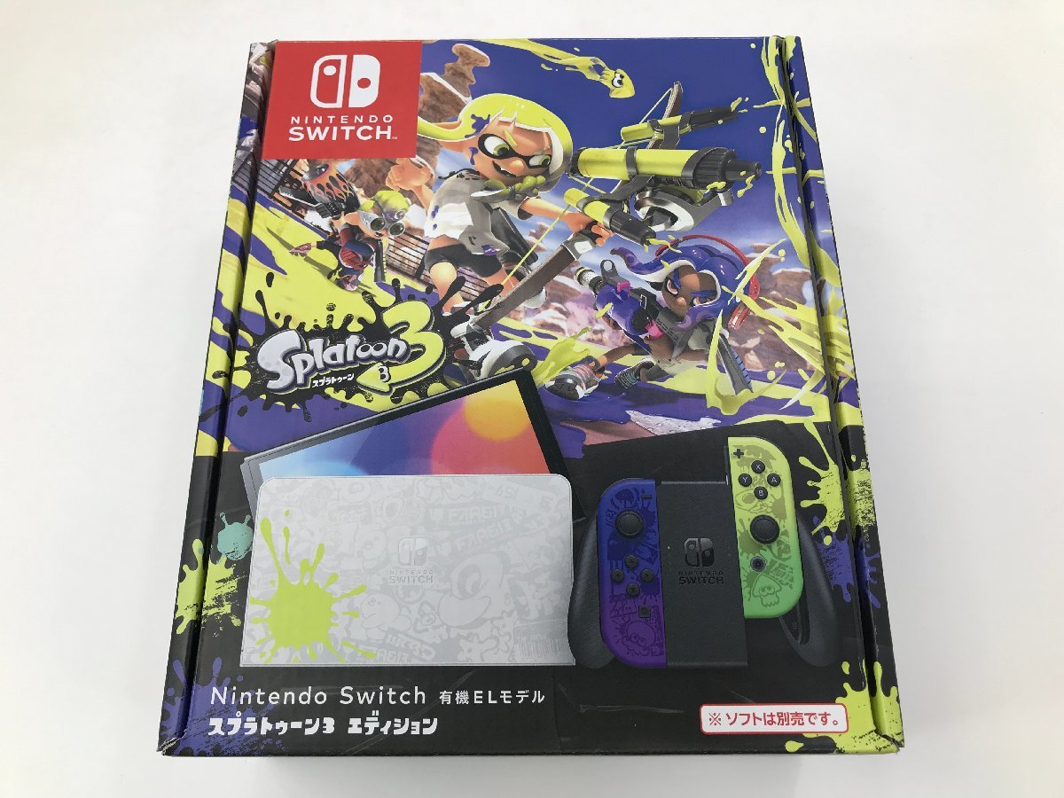 TAG・未使用品】Nintendo Switch（有機ELモデル） スプラトゥーン3エディション 34-230611-KY-10-TAG 