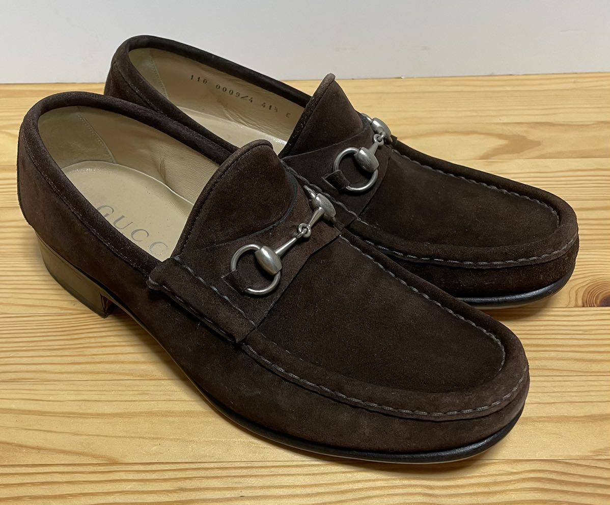 ヤフオク! - 送料込みUSED美品 グッチ Gucci ビットローファー...