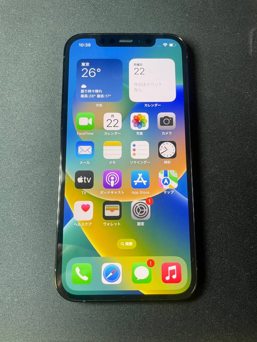 Apple iPhone12 Pro 256GB パシフィックブルー バッテリ98% SIMフリーの画像5