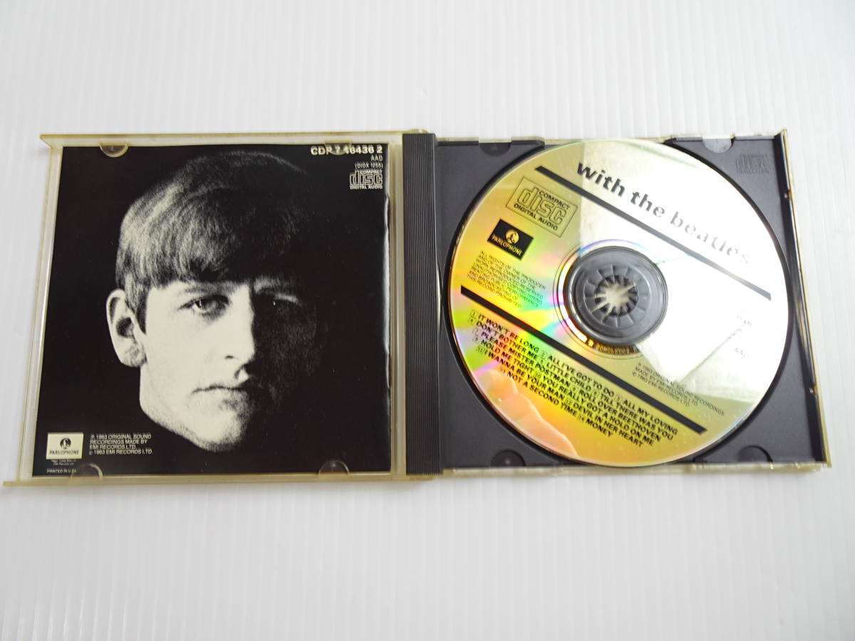 L153・Beatles - with the beatles CD 動作確認済 中古現状品_画像3