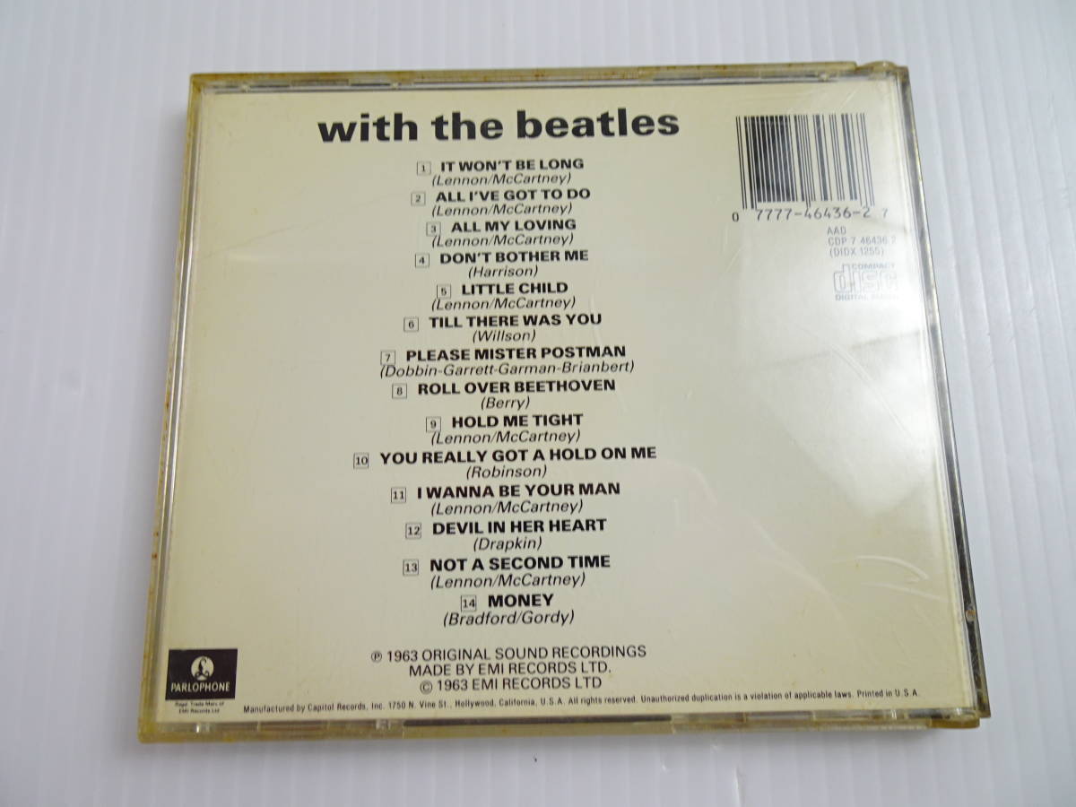 L153・Beatles - with the beatles CD 動作確認済 中古現状品_画像2