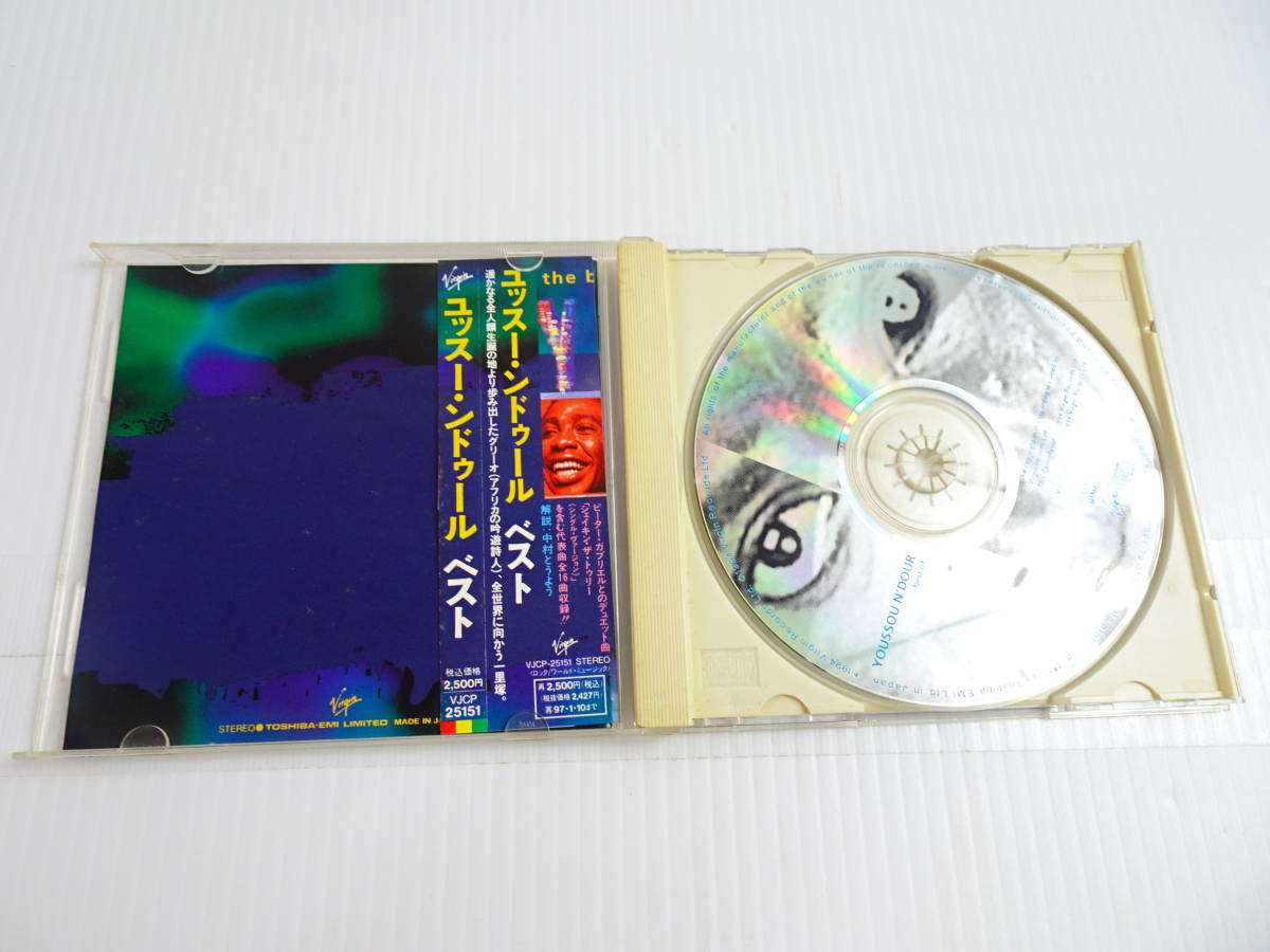 L176・Youssou n’ Dour - The Best of Youssou n' dour CD 動作確認済 中古現状品_画像3