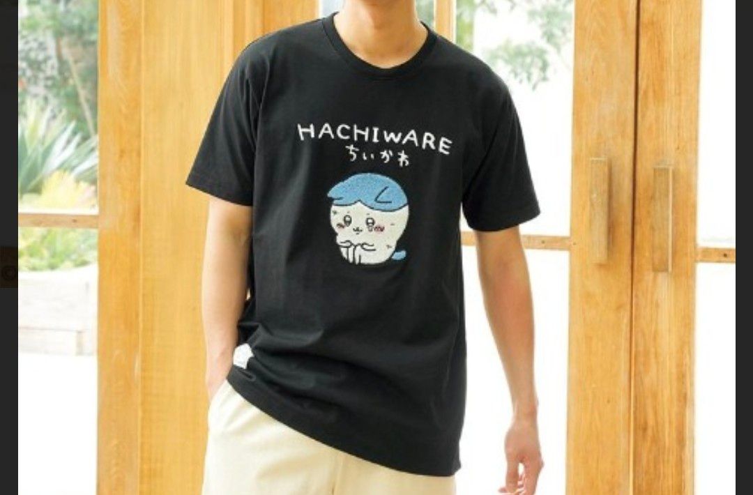ちいかわ メンズTシャツ Mサイズ ハチワレ 喜びがない