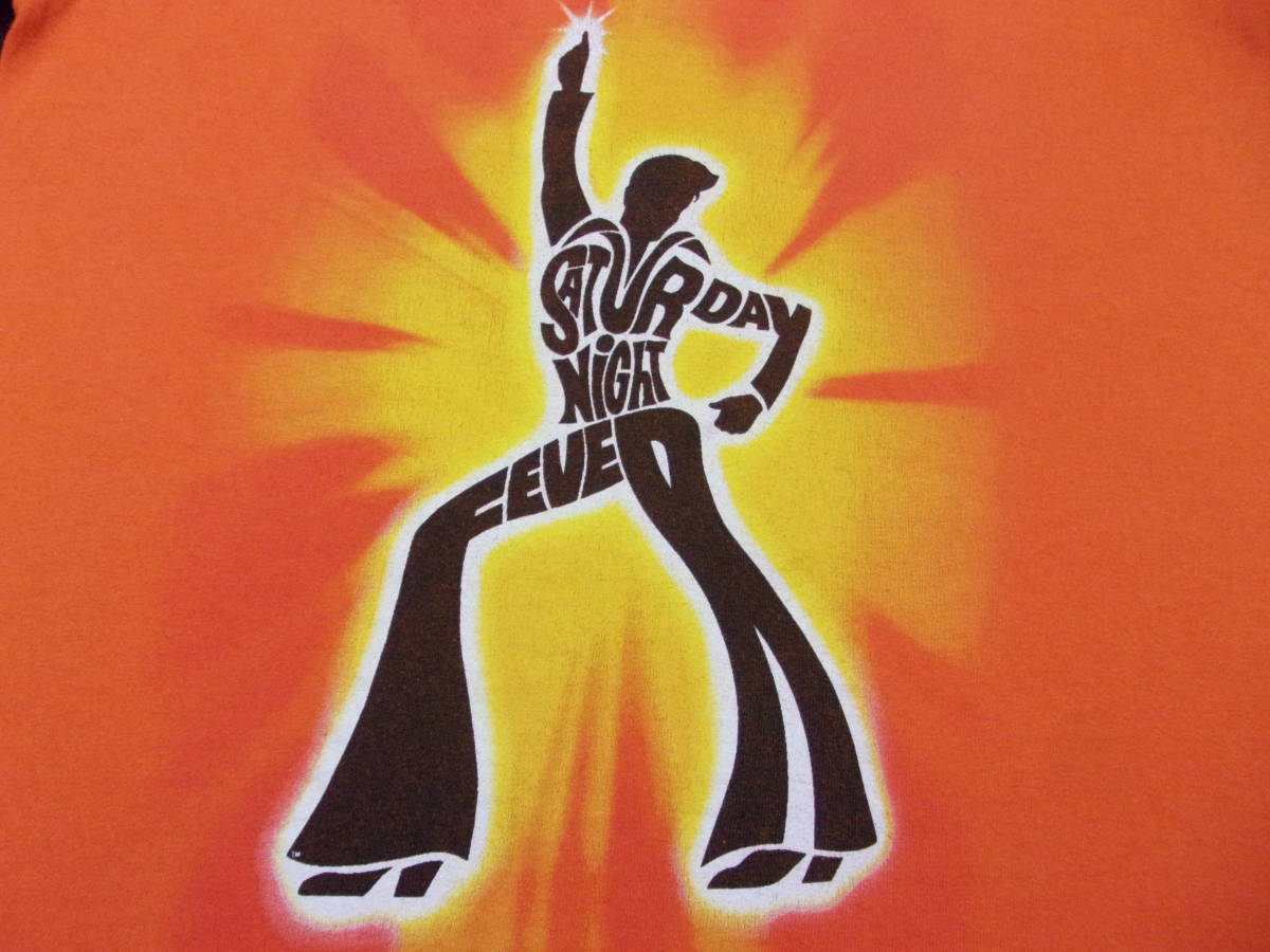 90s 00s Saturday Night Fever Tシャツ S サタデーナイトフィーバー ソウル ディスコ ダンスクラシック 映画 ムービー ジョントラボルタの画像6