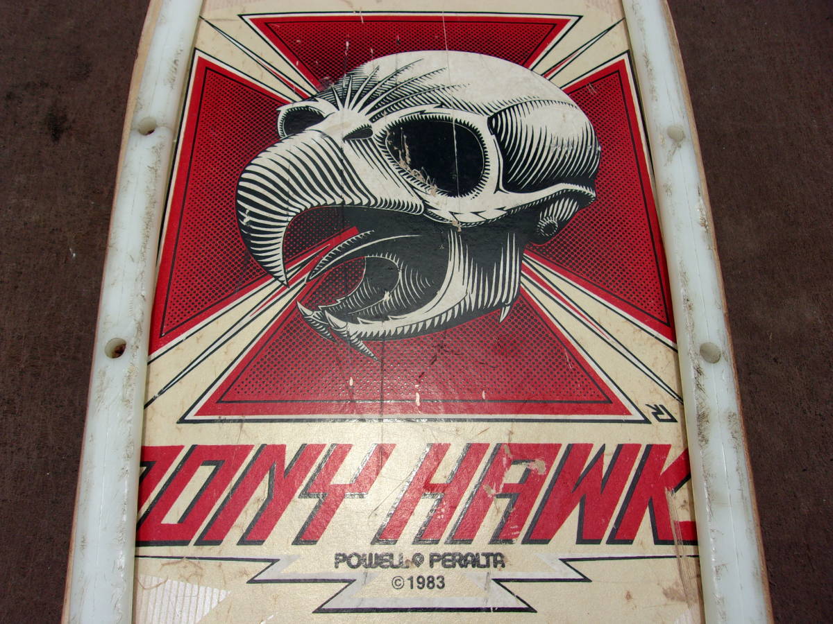80s VINTAGE POWELL PERALTA TONY HAWK скейтборд 80 годы Vintage pa well винт ruta Tony Hawk bones dog town santa cruz sk8