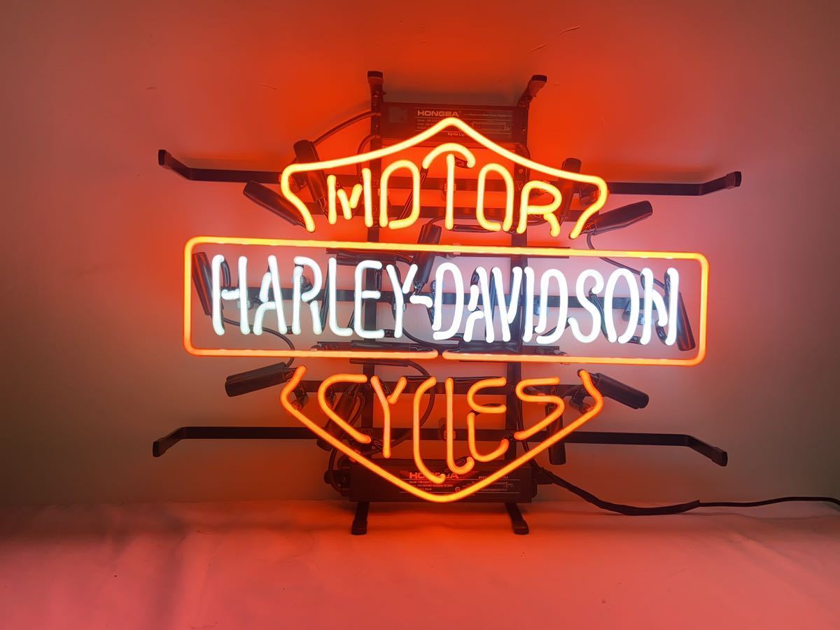 オリジナル 本物 ネオン管 ハーレーダビットソンネオンサイン/Harley