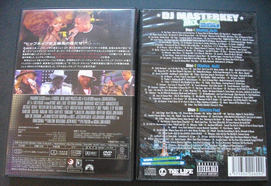 「JAY-Z」「DJ MASTERKEY THE BEST 2011（3枚組） 」　中古 　　DVD　　 2本セット　　 送料無料　　1023_画像2