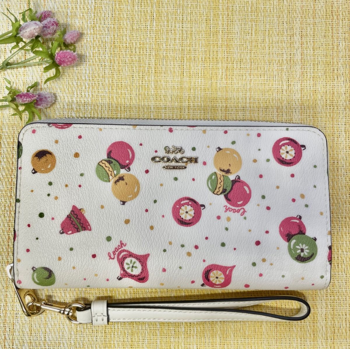 新品未使用品】COACH(コーチ) レディース 長財布 ピンク-