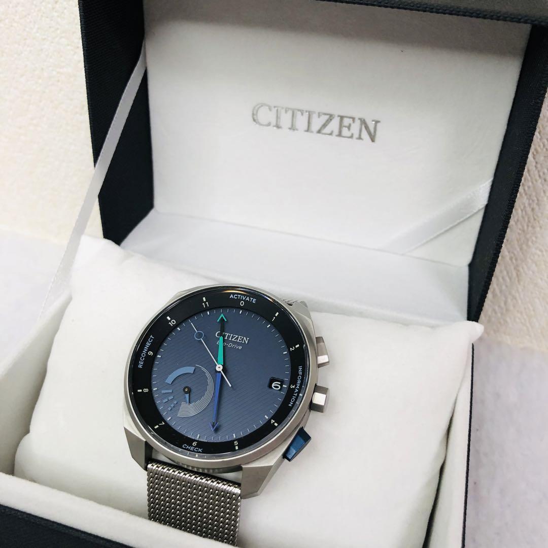 美品 CITIZEN シチズン 腕時計 BZ7000-60L W510MV-01 エコドライブ