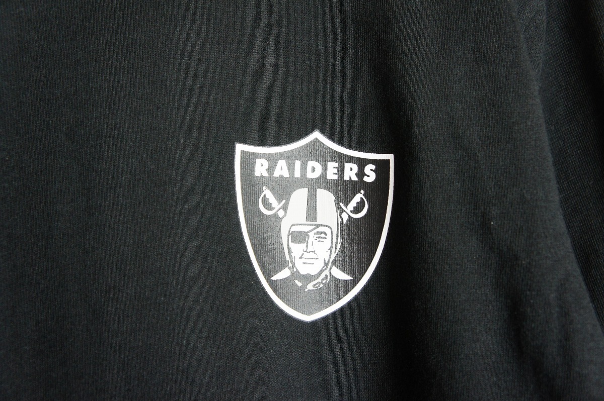 美品 22SS RAIDERS レイダース × SAPEur サプール S/S TEE ロゴ クルーネック Tシャツ 半袖 カットソー M 黒 ブラック 614Nの画像3