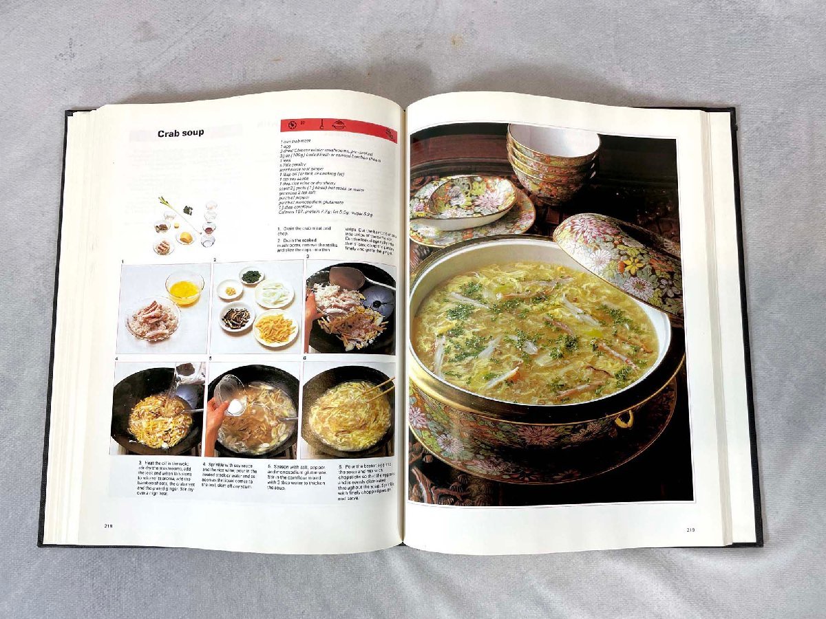 TS4440_Ts◆モデルR展示品◆洋書◆料理本 レシピ◆STEP by STEP CHINESE COOKING◆W225 H290 D25_画像5