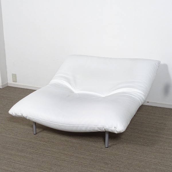 ★SELUNO★モデルハウス展示良品 Ligne Roset リーンロゼ CALIN-2 カラン2 リクライニング付き 2人掛けソファ & パフ SET 45万 (アクタス_画像7