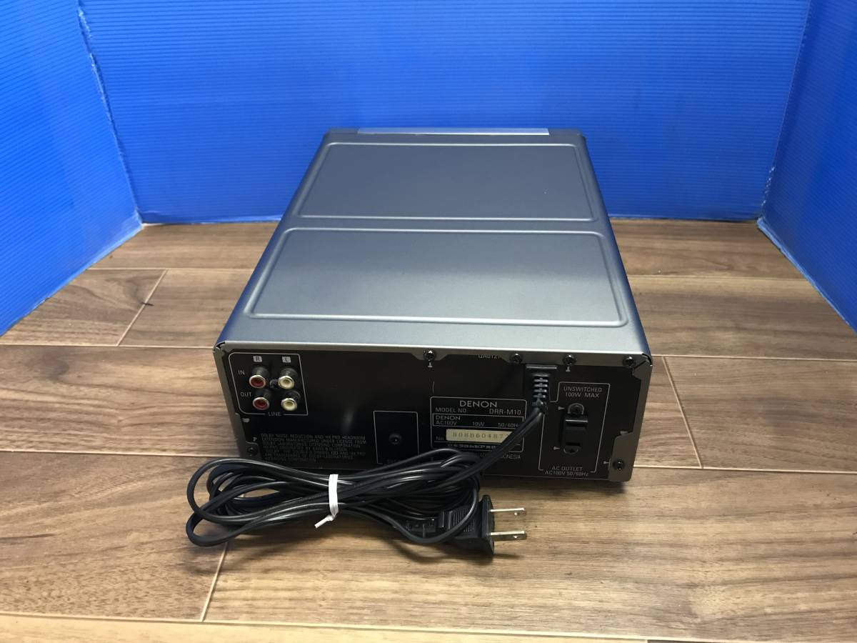 良品】 DENON デノン D-M10 DRR-M10 オートリバースカセットデッキ (shin-
