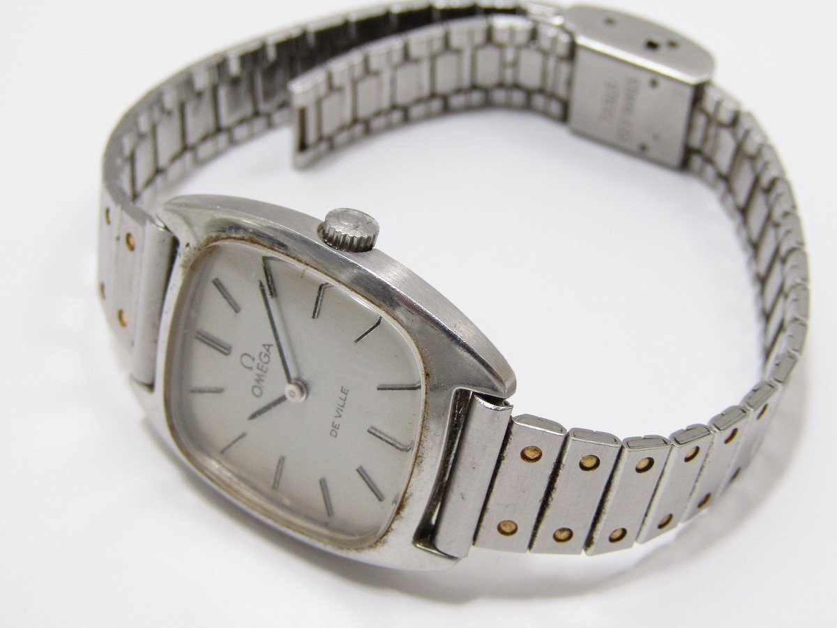 ○1円スタート 稼働品 OMEGA オメガ DEVILLE デビル 手巻き ボーイズ