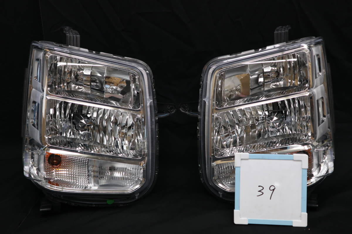 新車外し エブリィワゴン DA17W 純正ヘッドライト 左右セット HID