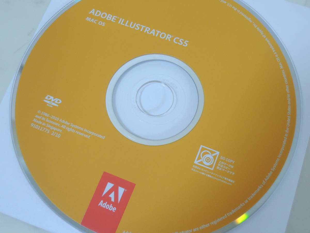 Adobe Illustrator CS5 Windows版 動画、画像、音楽ソフト（コード販売