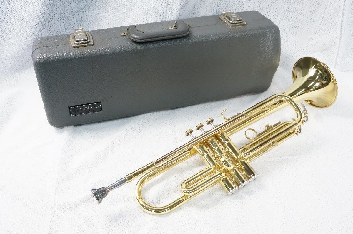 22○YAMAHA/ヤマハ トランペット YTR-235 収納ハードケース付き 現状