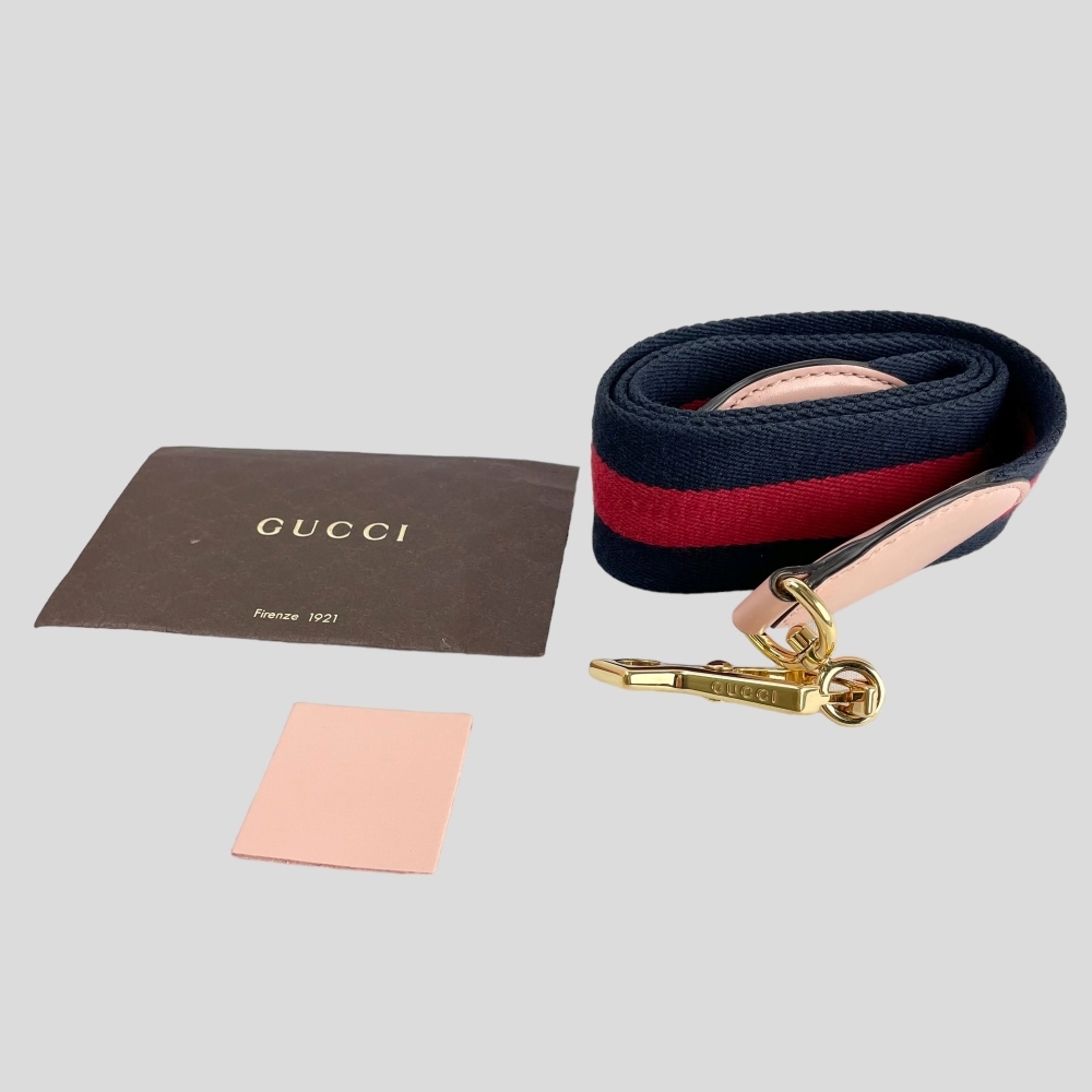 ■GUCCI グッチ■ バンブー ニムフェア 2WAYハンド・ショルダーバッグ シェリーライン _画像8